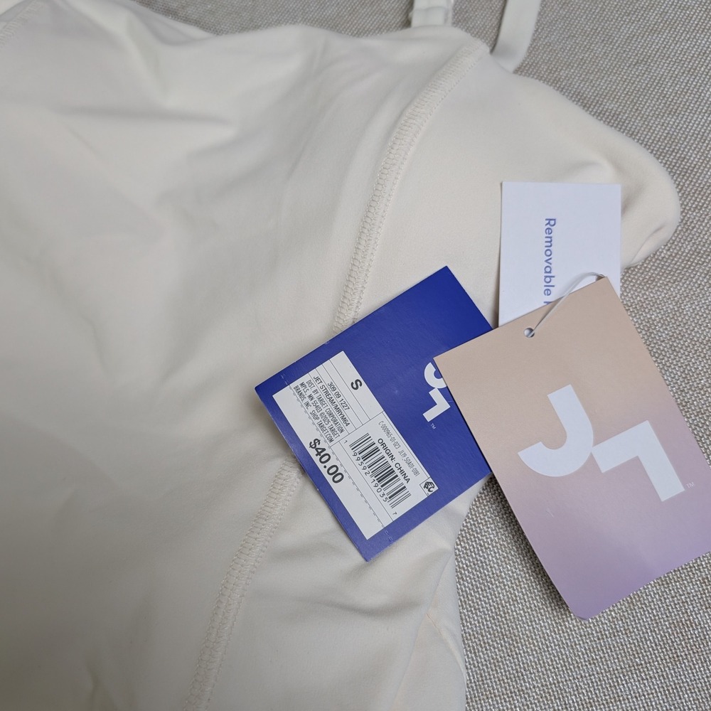 JoyLab Active Dress Womens Small Cream NWT Bubble Hem Bodice Cami Athletic Mini - Picture 3 of 5
